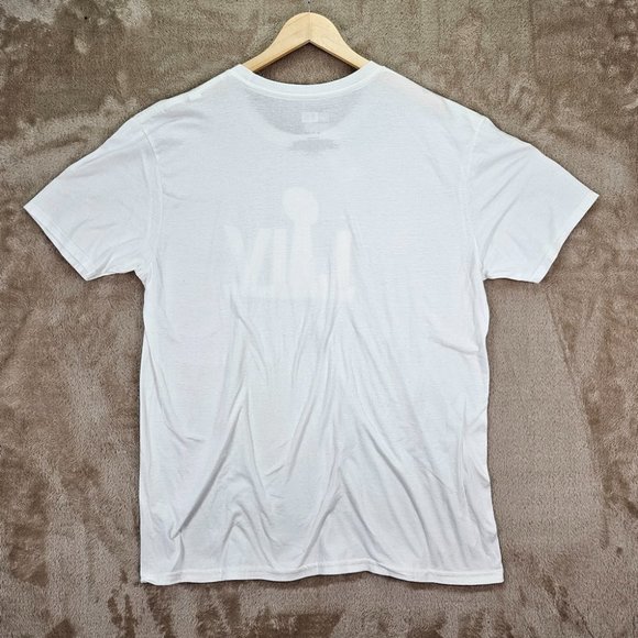 NWT NFL Team Apparel Super Bowl Liv Miami 02.02.20 Football Mens Sz XL White Tee - Picture 9 of 10